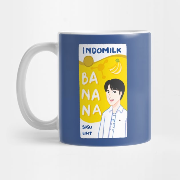 BTS Jungkook Indomilk banana uyu by Oricca